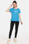 Rosaline Zest Easy Movement Relaxed Top - Enamel Blue — thumbnail 4